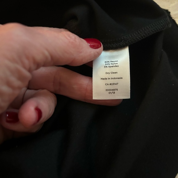 Talbots Black and White Knit Sheath Dress - Picture 2 of 4